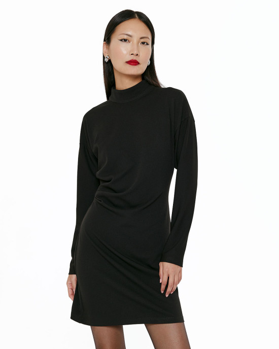 Φόρεμα μαύρο mini ελαστικό